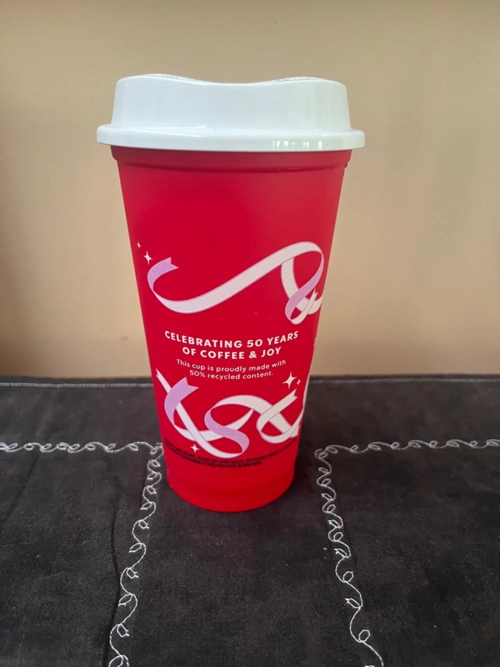 Starbucks 50th Anniversary plastic cup